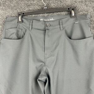 Lot of 2 Travis Mathew Performance Golf Pants Gray Men's Size 34/32